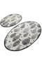 Mijölnir Juego de alfombrillas de baño Fish Djt - White Multicolor
